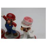 Nintendo Super Mario Figures AMIIBOS - Assorted Vinyl Collectibles on Stands