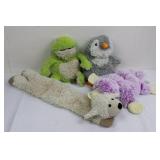 Warmies Microwavable Plush Animals - Set of 4