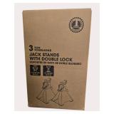 Torin 3-Ton Jack Stands (2-Pack)  Double Locking