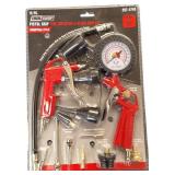 Tool Shop | Pistol Grip Tire Inflator and Blow Gun Kit - 15 Piece