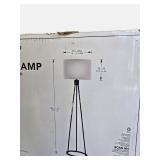 Hampton Bay Higgins Black Tripod Floor Lamp.