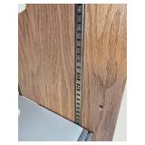 Discover our sturdy shelving unit featuring four adjustable shelves!