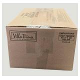 Mystery box filled with a delightful selection of brand new household items, all with tags attached.