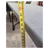 Discover the perfect solution for your special events with our 6-foot extra-long folding table