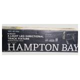 Hampton Bay 4-Light LED Track Fixture in brushed nickel,
