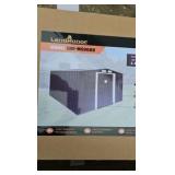 2026 Unused LandHonor 6ft x 8ft Galvanized Apex Roof Metal Shed LHR-MS0608