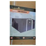 2026 Unused LandHonor 8ft x 10ft Galvanized Apex Roof Metal Shed LHR-MS0810
