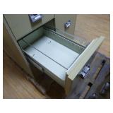 2 Schwab 1000 Fireproof 4-Drawer File Cabinets