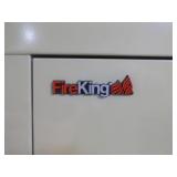 2 Fire King Fireproof 4-Drawer Lateral File Cabinets