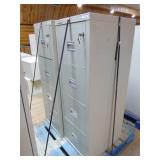 2 Fireproof 4-Drawer File Cabinets