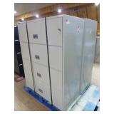 2 Schwab 5000 Fireproof 4-Drawer Lateral File Cabinets