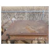 Homemade Work Cart on Wheels