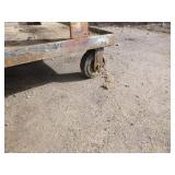 Homemade Work Cart on Wheels