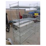 4-Tier Wire Shelving