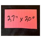 VTG Hexagonal Walnut Coffee Table with Glass Top - 27 x 30 inches