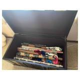 Decorative Black Storage Chests - 3-Piece Set Containing Gift Wrap Supplies