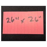 Large Floor Decorative Ceramic Vase - Floral Embossed Relief, 26 x 26 in