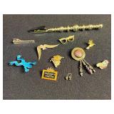 Queen of Everything Enamel Pin - Assorted Vintage Jewelry & Trinkets