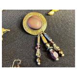 Queen of Everything Enamel Pin - Assorted Vintage Jewelry & Trinkets