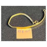 Misc Jewelry Lot w 12GF & Monet Bracelets, Flower Crystal Pendant Necklace - Silver-Tone with Iridescent Stones w Lot of Earrings