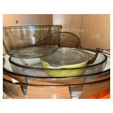 Glass Bakeware & Ceramic Casserole Set - Assorted Dishes, Bowls, Lids