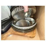 Metal Bakeware Assortment - Cake Pans, Loaf Pans, Pie Pans, Glass Dishes