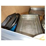 Metal Bakeware Assortment - Cake Pans, Loaf Pans, Pie Pans, Glass Dishes