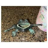 Assorted Ceramic Figurine Salt & Pepper Shakers & Floral Decor Jar