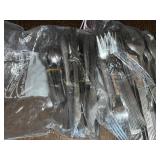 Home Design Flatware Set - Stainless Steel Silverware Utensils Assortment