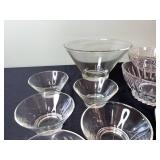 Glass Bowls Set - Clear, Assorted Sizes