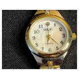 Watches Lot - Timex Indiglo, Embassy by Gruen, Studio Quartz, Folio Diamond