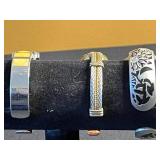 Watches Lot - Timex Indiglo, Embassy by Gruen, Studio Quartz, Folio Diamond