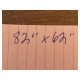 Queen Bed Frame - Mattress & Bedding Included, MCM Wooden Head/Footboards