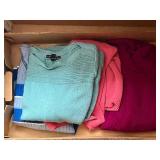 Assorted Women's Sweaters & Cardigans - Croft & Barrow, Coldwater Creek, Karen Scott in 3 Storage Boxes