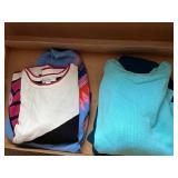 Assorted Women's Sweaters & Cardigans - Croft & Barrow, Coldwater Creek, Karen Scott in 3 Storage Boxes