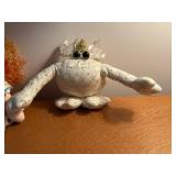 Applause Plush Dolls Set - Vintage Rag Dolls with Light-Blue Booties