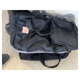 DELSEY Duffel Bag - Grey Travel Duffel, Luswest Black Bag, Members Only Bag (Lot of 3)