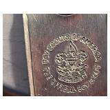 Scouting Military Mess Kit with Red Carry Pouch - Aluminum Camp Cook Set