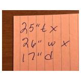 2-Drawer Wood Nightstand (Shade 14x16) w Lamp