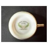 Wentworth China DresRosa Teacups - Floral Pink & Orange Roses - Set of 12 - Made in Japan