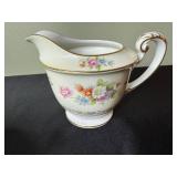 Went Worth China DresRosa - 3pc Porcelain Serving Set: Lidded Sugar Bowl, Creamer & Compote Dish