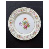 Went Worth DresRosa Plates - Floral Bouquet Pattern - Made in Japan