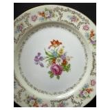 Went Worth DresRosa Plates - Floral Bouquet Pattern - Made in Japan