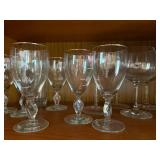 Irish Coffee Glasses with Measuring Marks - Stemware Set