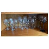 Bella Rose Winery Glasses - Assorted Clear Wine Glass Stemware