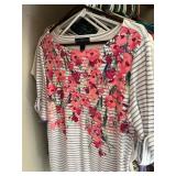 Entire Closet Contents Inc Women's Clothing Bundle - Karen Scott, JM Collection, Southern Lady (L) - Tops & Dresses