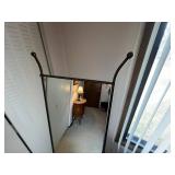 Metal-Frame Floor Mirror - 64 in tall x 13 in wide