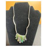 Turquoise, Abstract Gem & Enamel & 'Thrive' Bib Necklaces & More!
