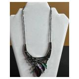 Turquoise, Abstract Gem & Enamel & 'Thrive' Bib Necklaces & More!