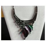 Turquoise, Abstract Gem & Enamel & 'Thrive' Bib Necklaces & More!